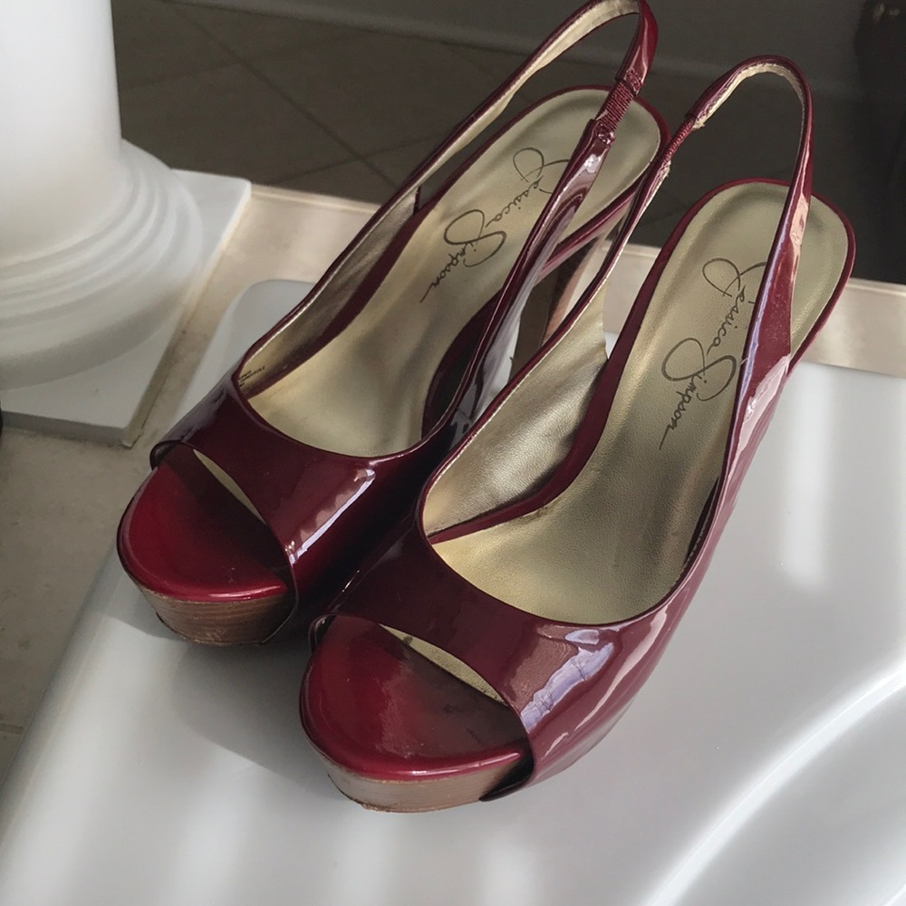 Jessica simpson red heels